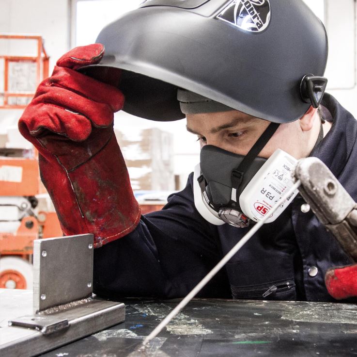 Media máscara JSP Force 8 sistema PressToCheck, talla M