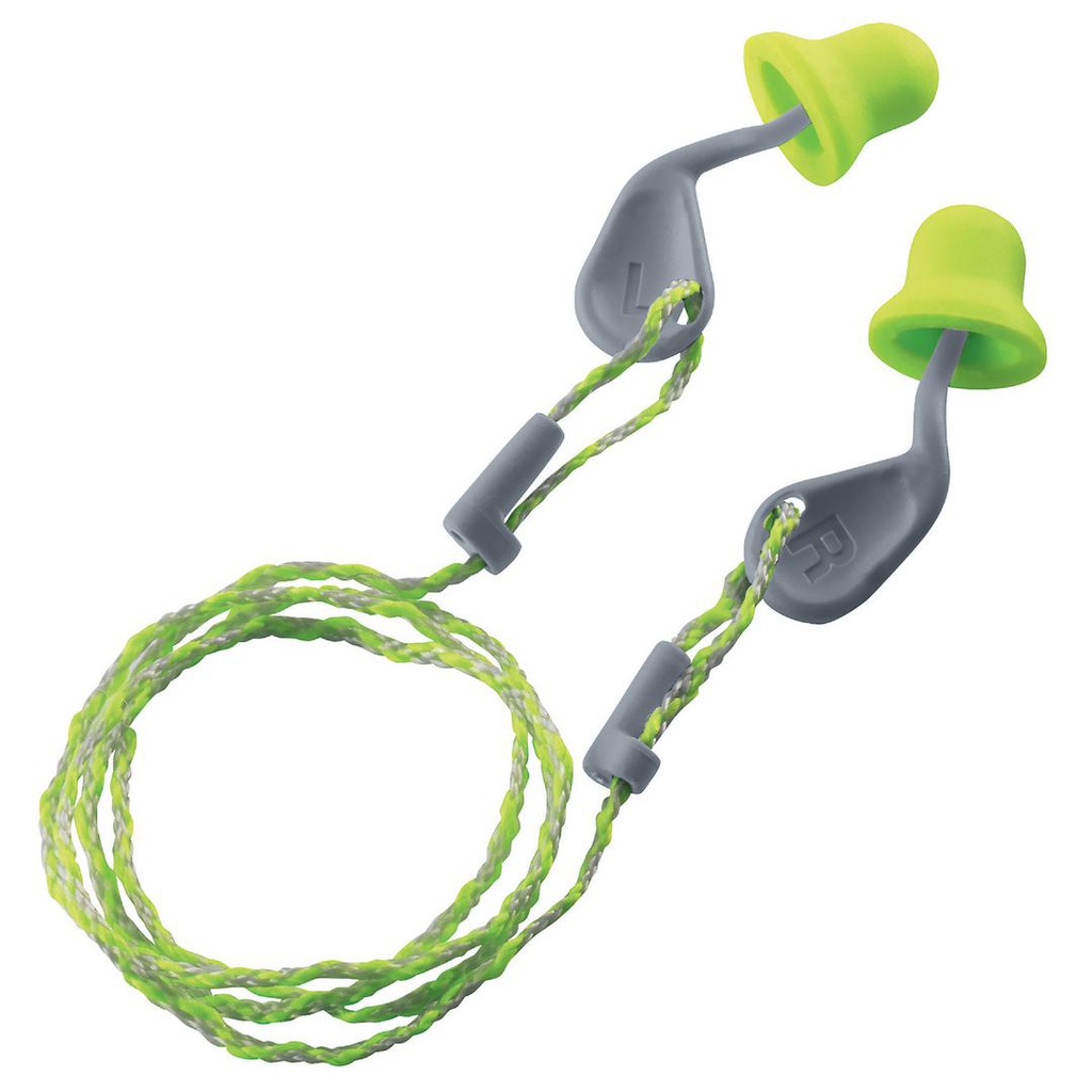Tapones con cordón Uvex xact-fit pieza y cordón reutilizable, tapones desechables