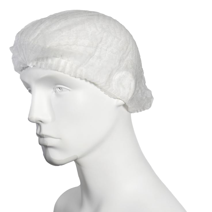 Gorro desechable tipo acordeón de polipropileno, 53 cm. diámetro, caja 1000 uds.
